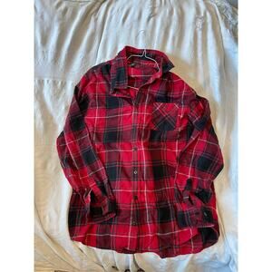Alpine Design Red Black Checkered Flannel Mens XLT